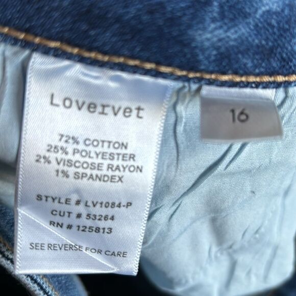 Loveret by Vervet Paramount High Rise Slim Bootcut Jeans Plus Sz 16 - Picture 10 of 12